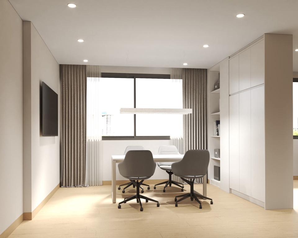 ออกแบบตกแต่งภายในและภายนอก - ออกแบบและรีโนเวท สำนักงานรามคำแหง ซอย 104 - 11