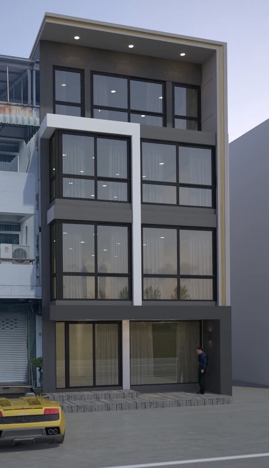 ออกแบบตกแต่งภายในและภายนอก - ออกแบบและรีโนเวท สำนักงานรามคำแหง ซอย 104 - 9