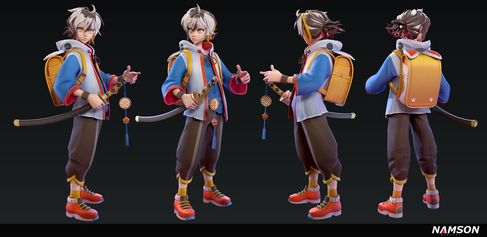 รับปั้นโมเดล3D ตัวละครอนิเมะ แบบต่างๆ