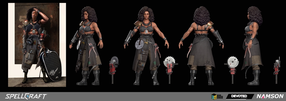 รับปั้นโมเดล3D ตัวละครหญิง พร้อมไฟล์ 3D packshot