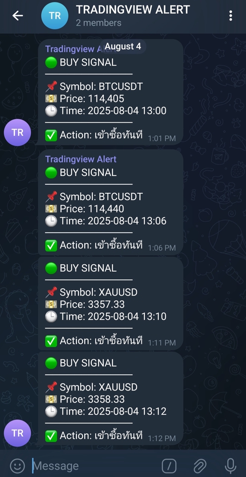 เขียน EA - รับเขียนสัญญาณจาก tradingview เข้าไปยังกลุ่ม telegram ที่คุณต้องการ (ยากระดับกลาง) - 5