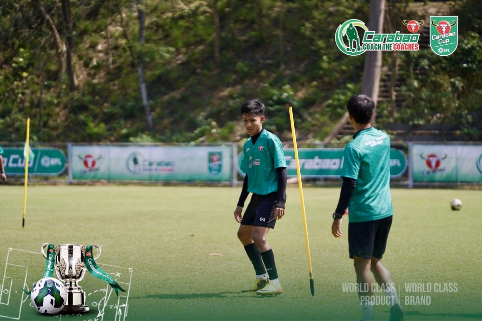 พัฒนาบุคลิกภาพนักกีฬาฟุตบอล เรียนบุคลิกภาพ โค้ช Carabao