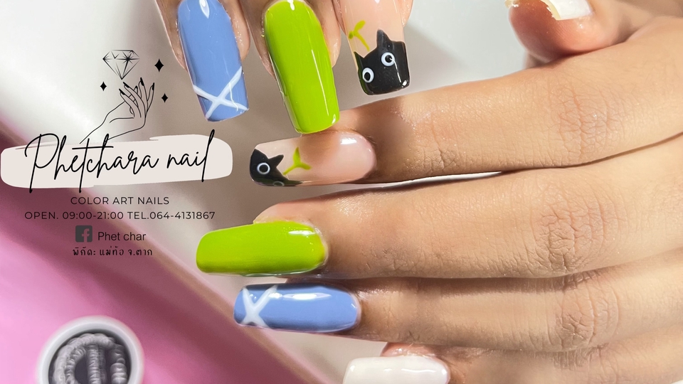 บริการทำเล็บที่บ้านรับทำเล็บเจลสวยๆ