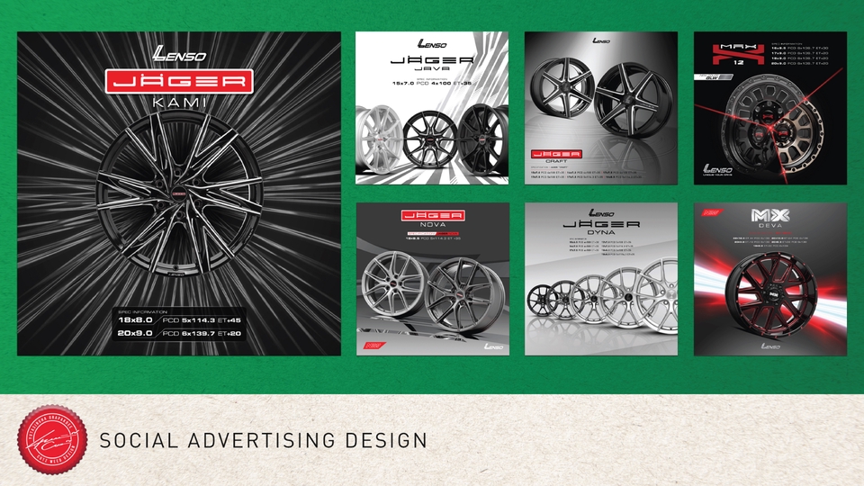 Banner โฆษณา - Advertising Design on Social : งานออกแบบสื่อโฆษณาบนโซเชียล - สื่อออนไลน์ - 5