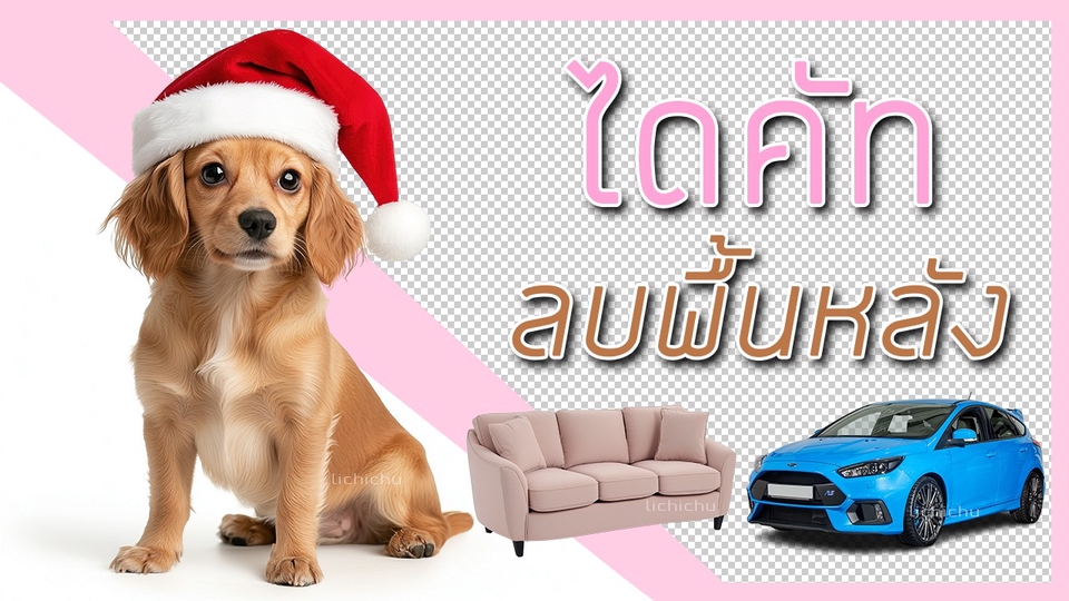 ไดคัท ลบพื้นหลัง เปลี่ยนพื้นขาว โปร่งใส เก็บรายละเอียดคมชัด เหมาะขายของออนไลน์ เหมาะงานโฆษณา