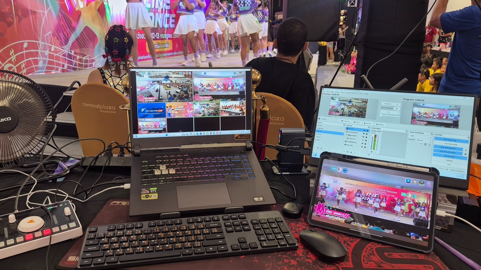 Livestream ถ่ายทอดสด OB ทุกชนิดงาน ทุกกิจกรรม อีเว้นท์ และ กีฬาทุกชนิด อินเตอร์เน็ตพร้อมให้บริการ