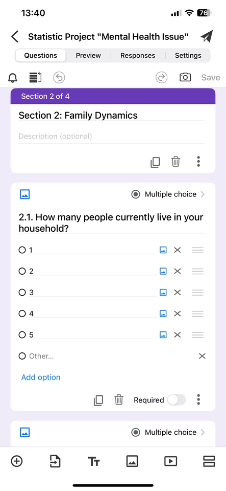 รับทำแบบสอบถามออนไลน์แบบสำรวจครัวเรือน