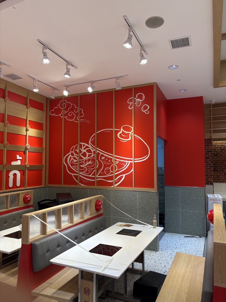 รับเพ้นท์ผนังร้านอาหารสไตล์จีน 3 มิติ