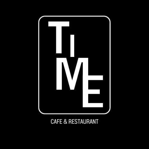 รับสกรีนเสื้อยืดโลโก้Time Cafe