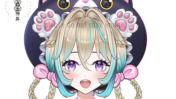 ออกแบบตัวละครวาดภาพประกอบสไตล์อนิเมะญี่ปุ่นน่ารัก ตัวละครVtuber คาแรคเตอร์