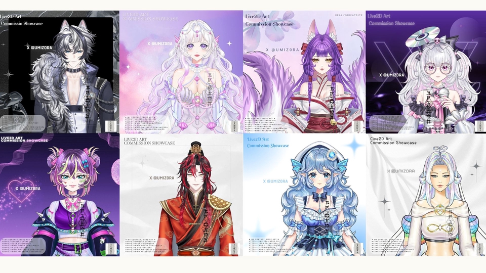 ออกแบบตัวละครอนิเมะ สไตล์ญี่ปุ่น วาดภาพประกอบตัวละคร VTuber