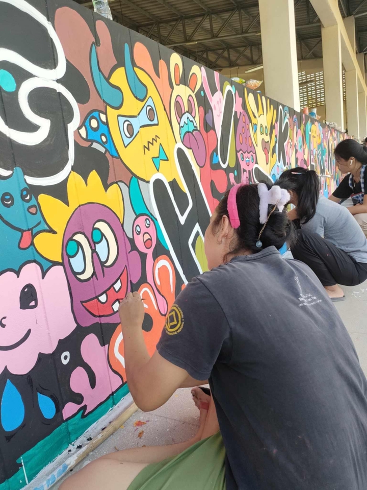 รับวาดภาพเหมือนการ์ตูน ภาพวาดสีสันสดใส