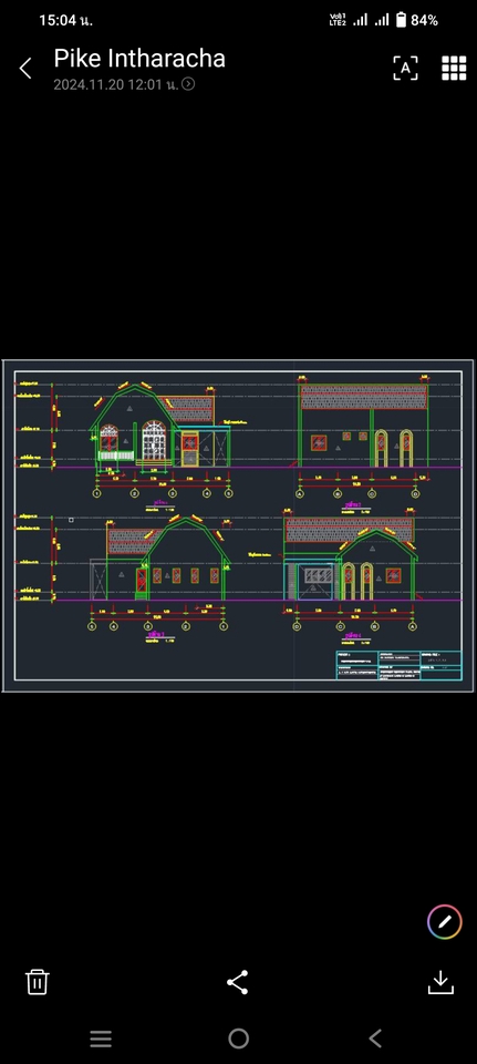 รับเขียนแบบบ้านสองชั้น พร้อม BOQ แบบบ้านสวย