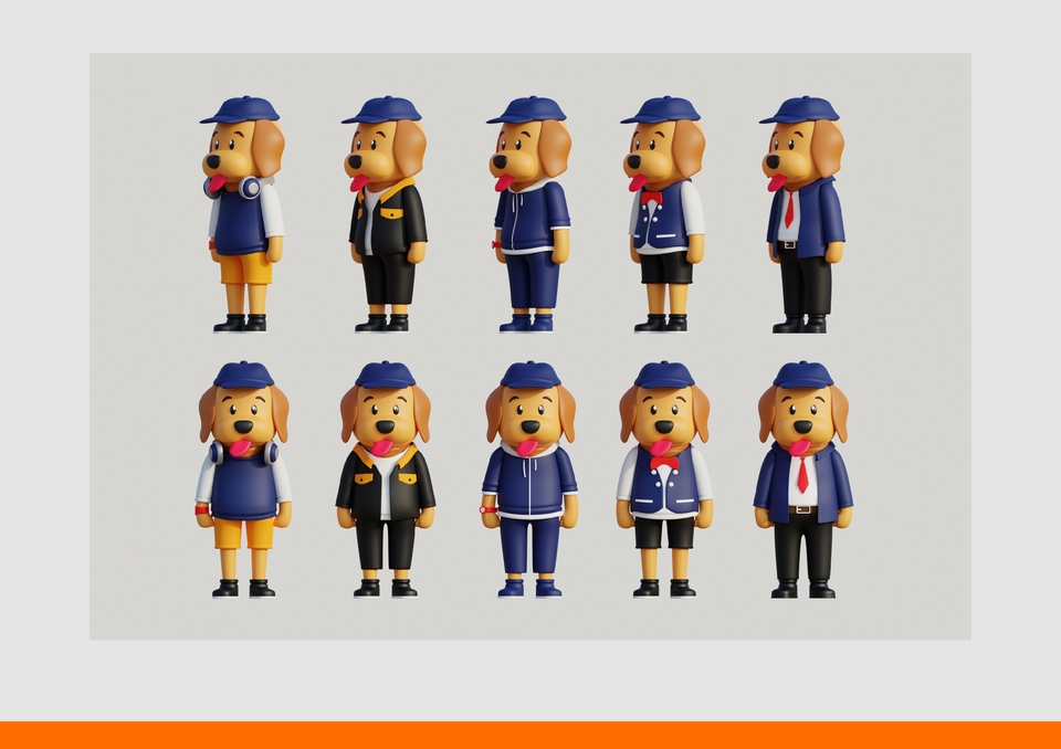 ออกแบบ Character & Mascot - Character & Mascot Modeling เปลี่ยนภาพของคุณ ให้กลายเป็นตัวละคร 3 มิติ - 9