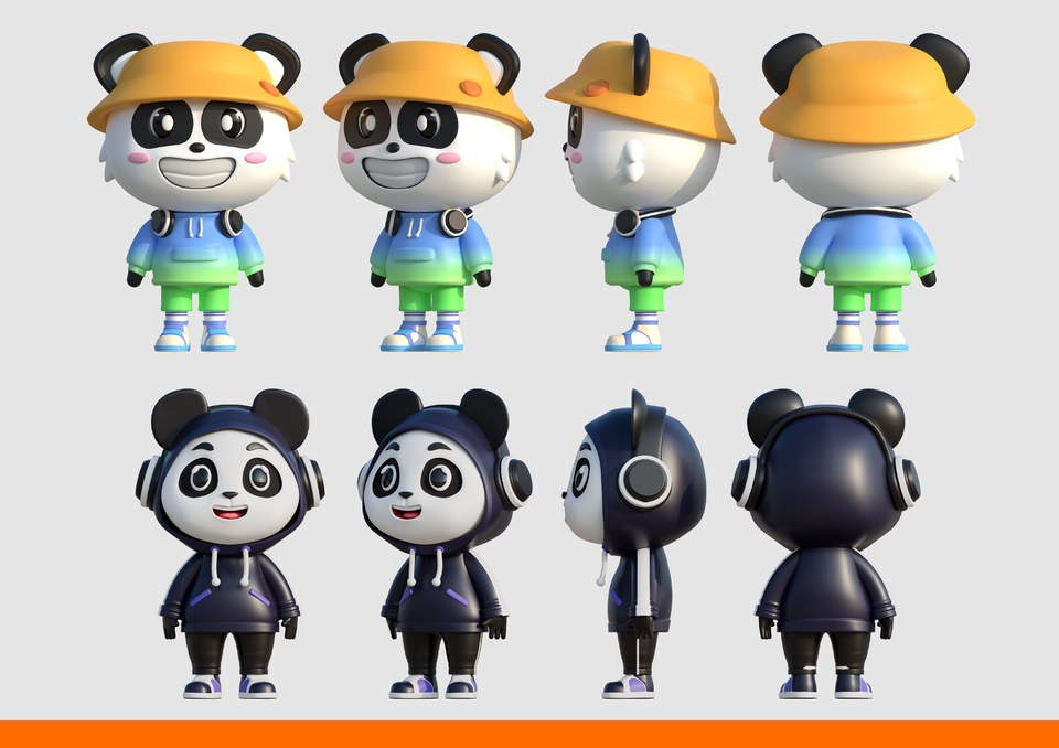 ออกแบบ Character & Mascot - Character & Mascot Modeling เปลี่ยนภาพของคุณ ให้กลายเป็นตัวละคร 3 มิติ - 6
