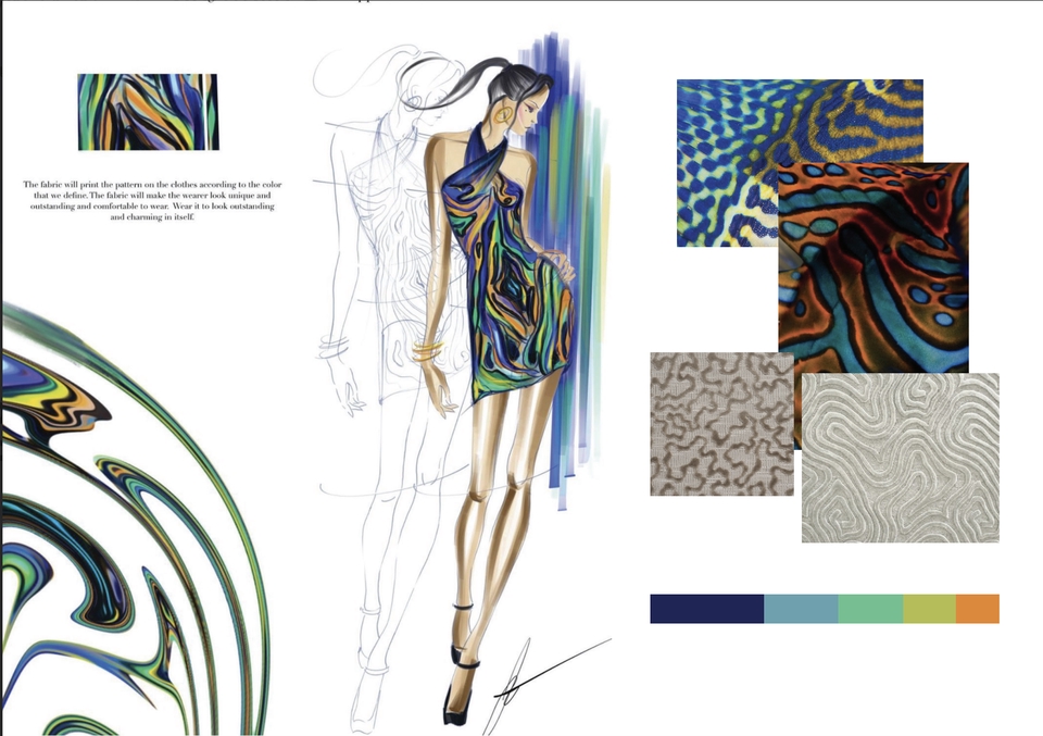 ออกแบบลายผ้า - งานออกแบบ เสื้อผ้า - 6