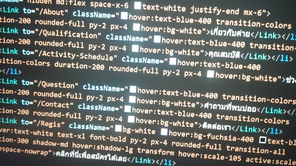 ตัวอย่างโค้ด css ที่เคยทำ