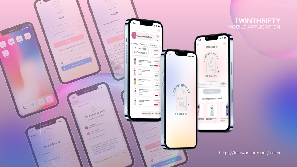 ออกแบบแอพพลิเคชั่นมือถือสวยงาม  UI UX สำหรับธุรกิจ