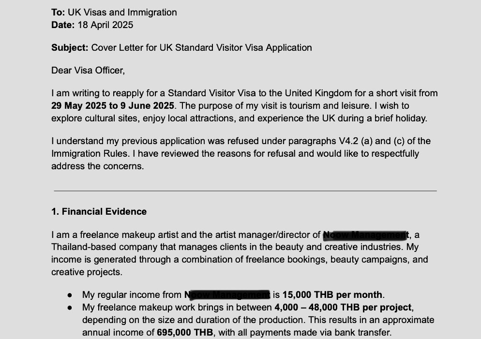 รับทำวีซ่า - บริการขอวีซ่าท่องเที่ยว UK / Schengen | วิเคราะห์เคส | จัดเอกสาร | กรอกใบสมัครครบวงจร - 6