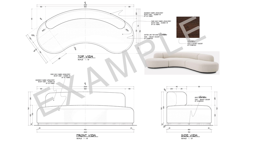 แบบตกแตงภายใน Interior แบบเฟอร์นิเจอร์ลอยตัว แบบเพื่อผลิต แบบนำเสนอ โซฟา โซฟาทรงถั่ว daybed Sofa