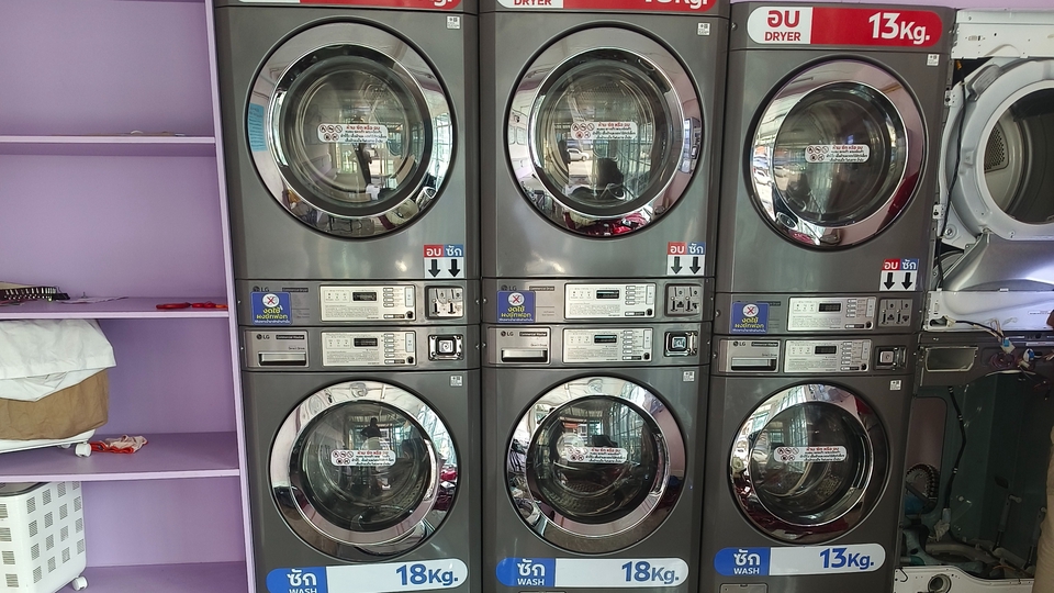 ล้างเครื่องซักผ้า LG Commercial