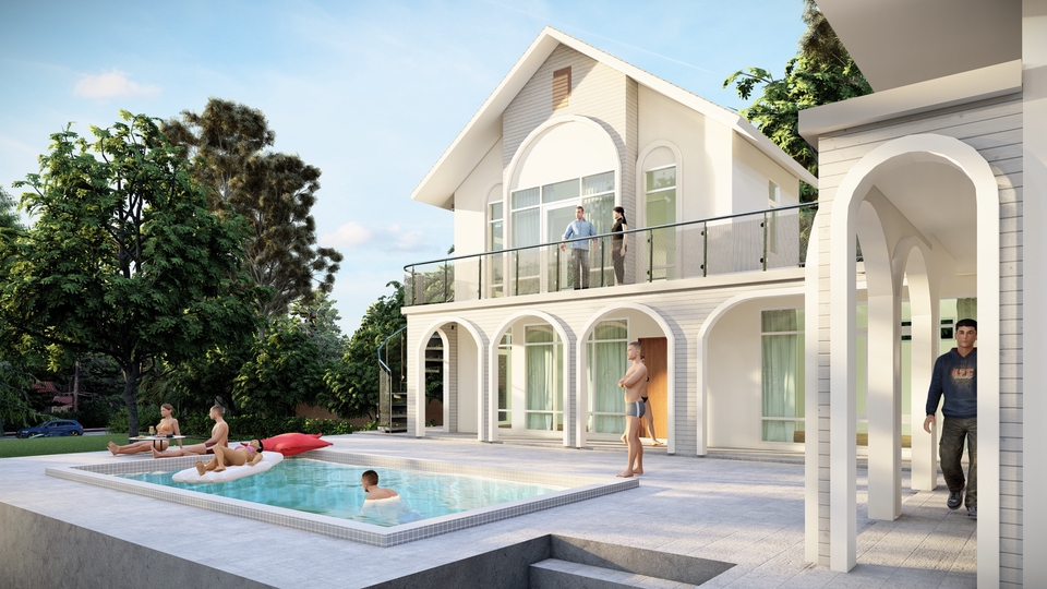 เขียนแบบวิศวกรรมและออกแบบโครงสร้าง - รับเซ็นแบบภาคีสถาปนิกพร้อมใบรับรอง สำหรับขออนุญาตก่อสร้าง - 6