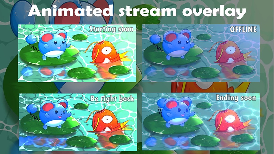 รับออกแบบ Stream Overlay