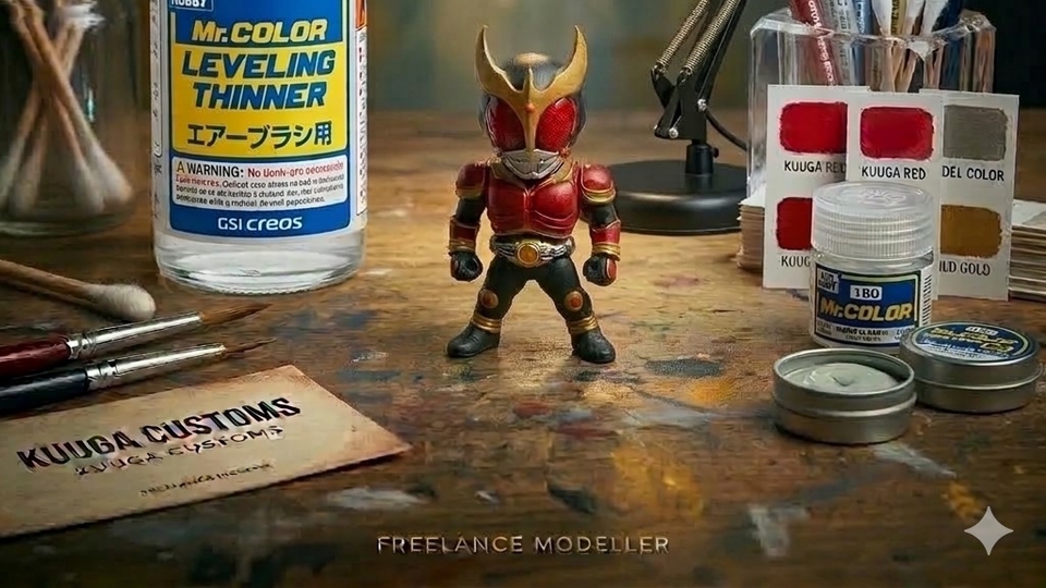 ลงสีใหม่ converge Kamenrider Kuuga