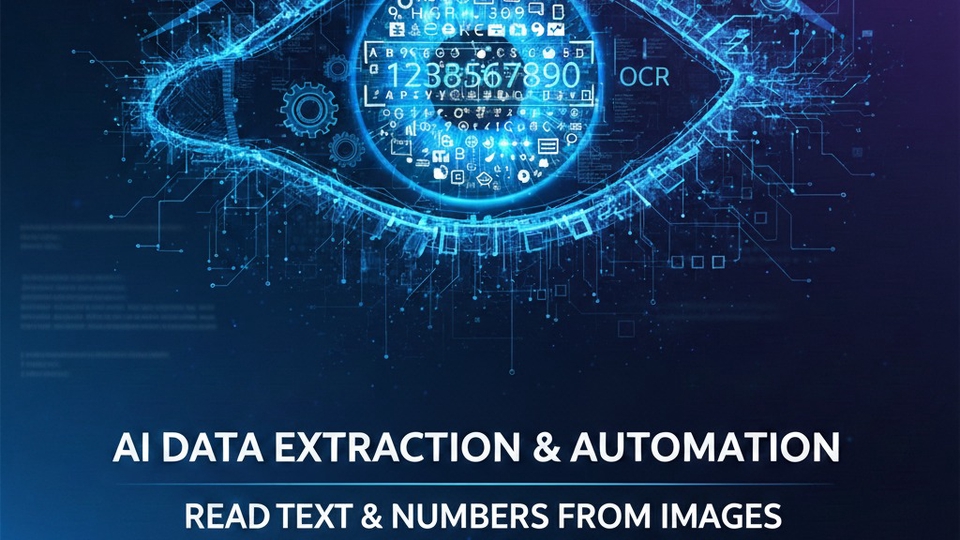 รับเขียน AI OCR อ่านเลขจากภาพ แม่นยำสูง เชื่อมต่อ Database และ Dashboard ครบวงจร