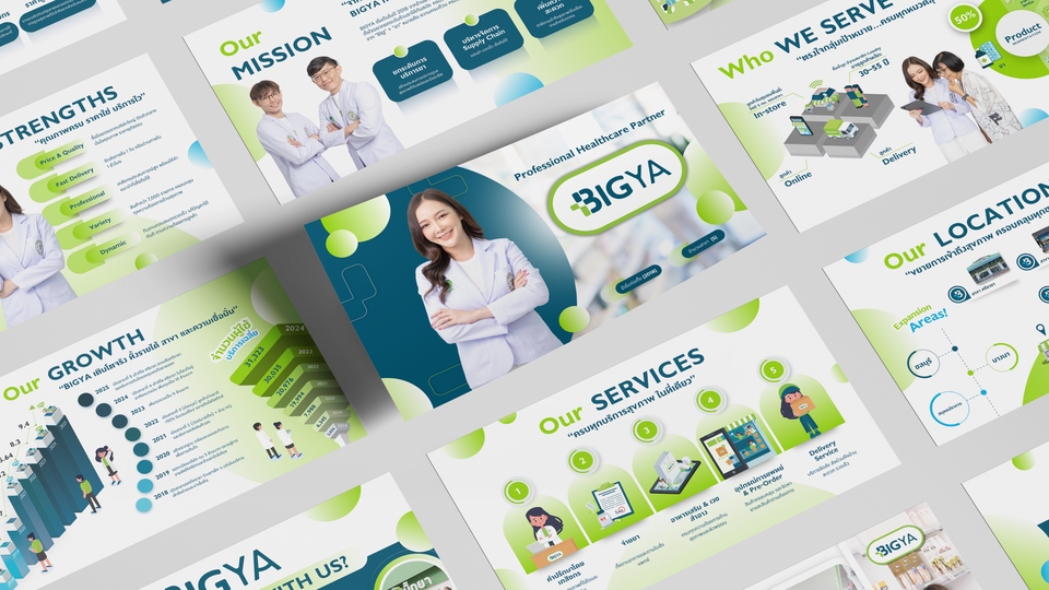 รับทำpresentationมืออาชีพ Bigya