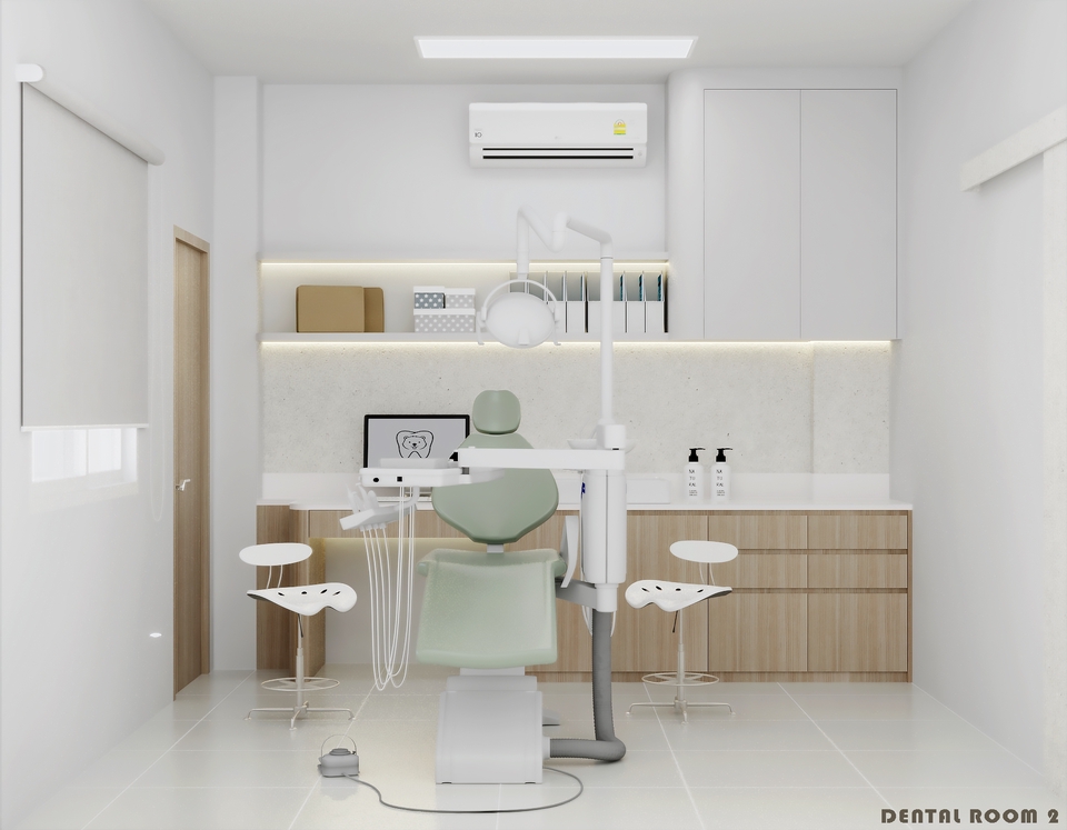 ออกแบบตกแต่งภายในและภายนอก - ออกแบบภายในคลินิค Minimal , Luxury - 24