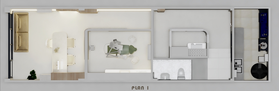 ออกแบบตกแต่งภายในและภายนอก - ออกแบบภายในคลินิค Minimal , Luxury - 17