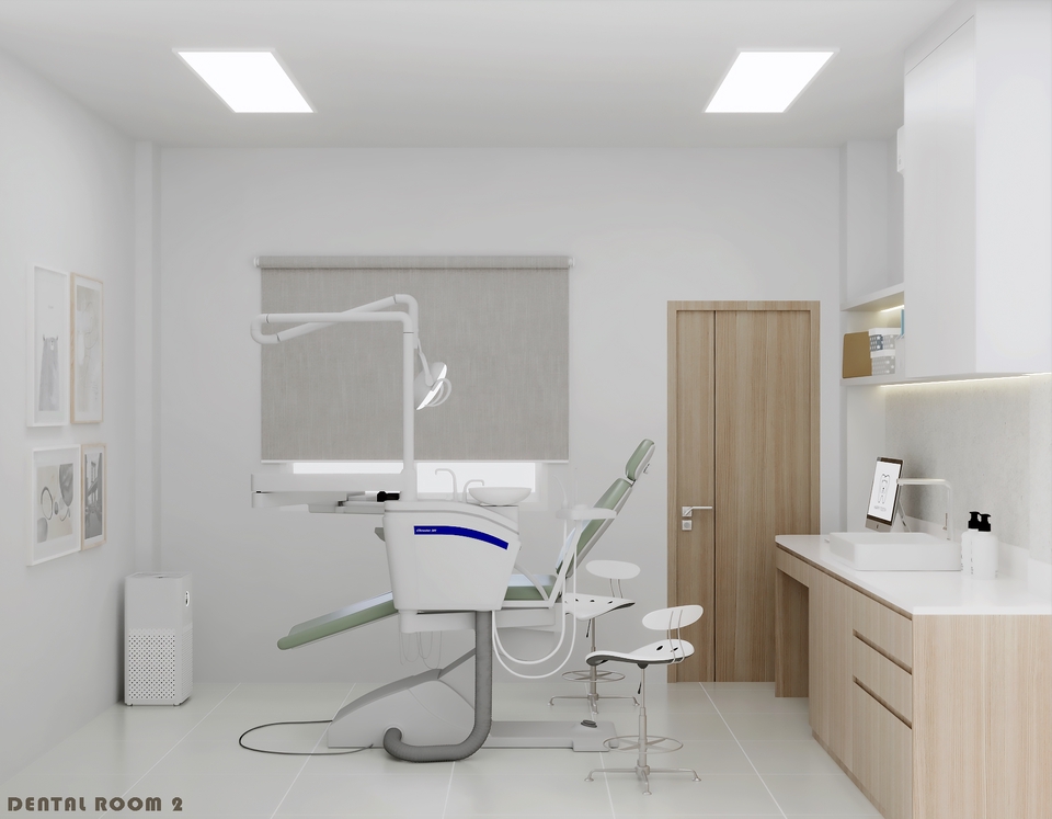 ออกแบบตกแต่งภายในและภายนอก - ออกแบบภายในคลินิค Minimal , Luxury - 25