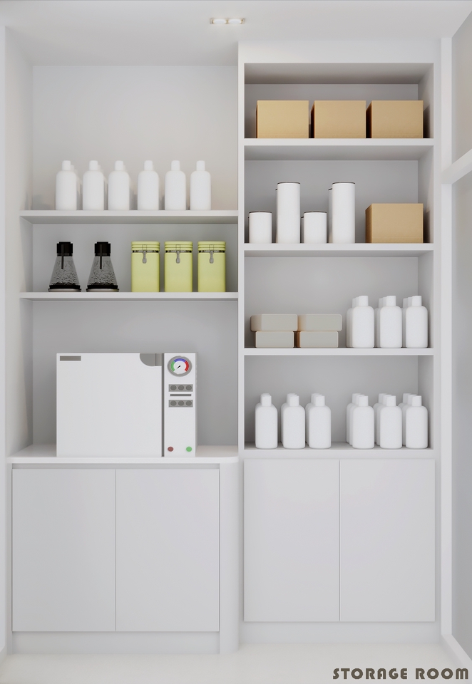 ออกแบบตกแต่งภายในและภายนอก - ออกแบบภายในคลินิค Minimal , Luxury - 22