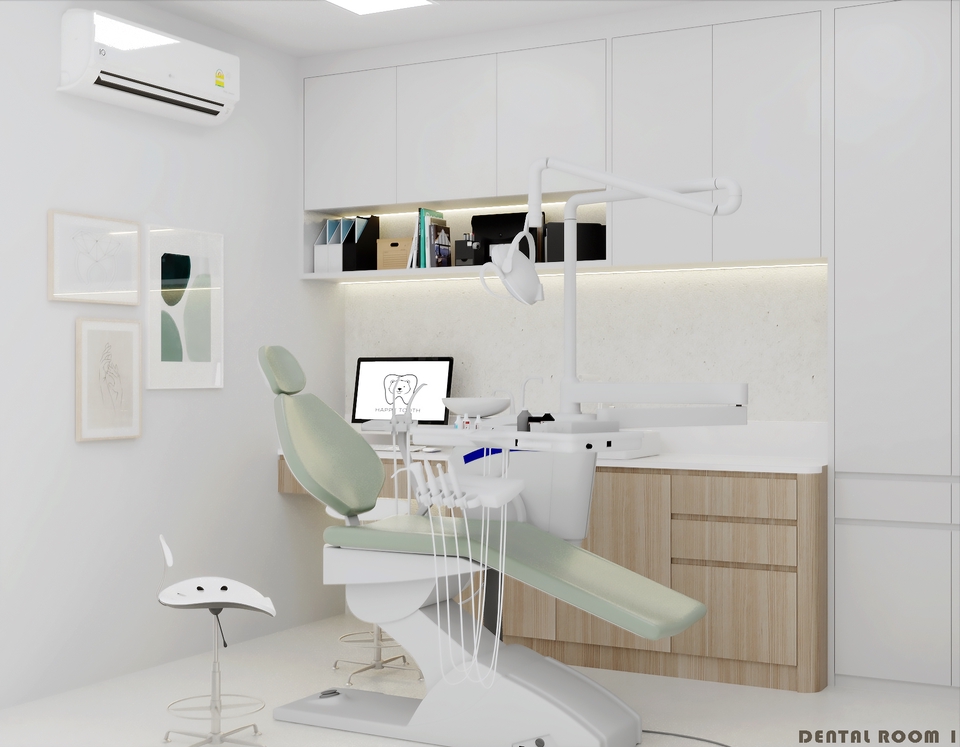 ออกแบบตกแต่งภายในและภายนอก - ออกแบบภายในคลินิค Minimal , Luxury - 21