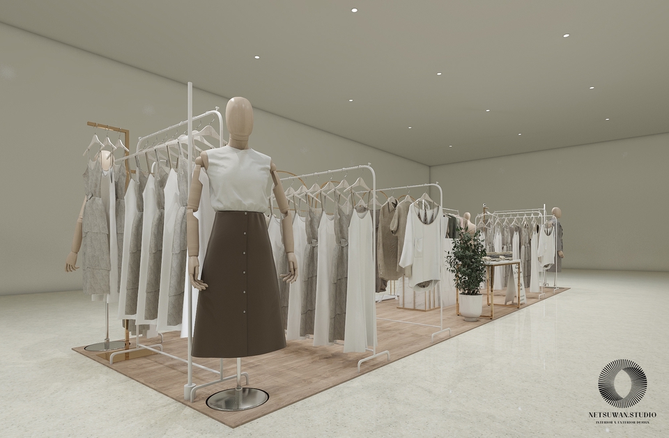 ออกแบบร้านค้า 3d perspective มุมมองสวย