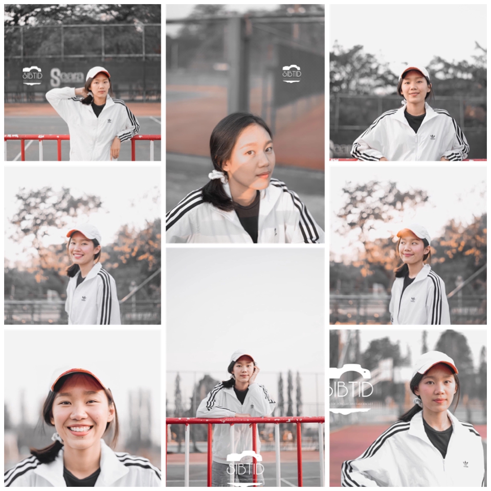 ช่างภาพ freelance รับถ่ายรูป portrait ถ่ายภาพบุคคล ถ่ายรูปเสื้อผ้าในหลายๆ อิริยาบถ สวมเสื้อแจ็คเก็ตสีขาวพร้อมหมวกแก๊ปสีขาว รับถ่ายภาพแฟชั่น รับถ่ายรูป เชียงใหม่ ภูเก็ต กรุงเทพฯ ช่างภาพ candid ถ่ายรูปคนสวยงาม ถ่ายรูปโปรไฟล์