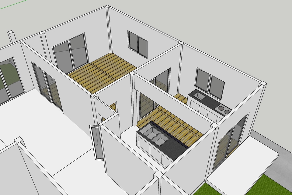 3D Perspective - สร้างแบบ 3 มิติ บ้าน อาคาร เฟอร์นิเจอร์ และวัตถุทั่วไป - 4