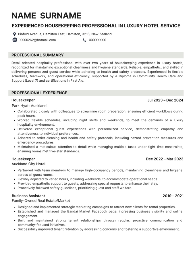 CV สำหรับสมัครงานต่างประเทศ