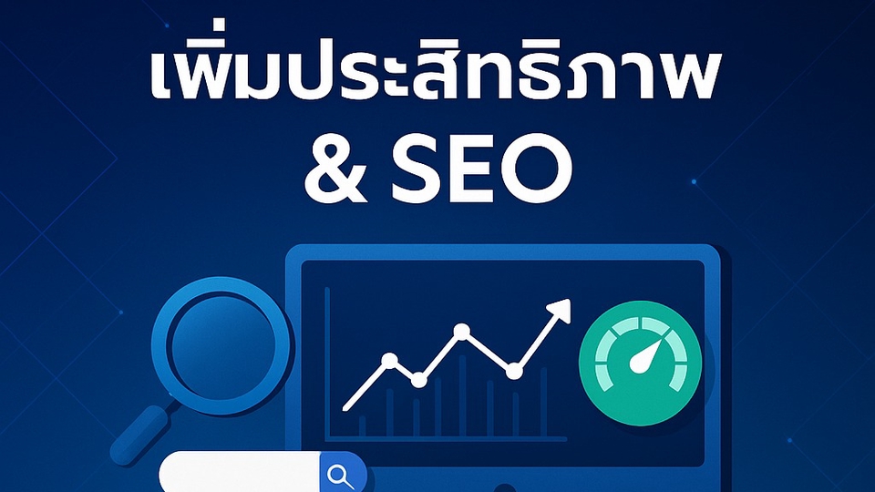 รับทำ SEO พร้อมเพิ่มประสิทธิภาพเว็บไซต์ให้ติดอันดับ Google และบริการ SEO Audit ตรวจสอบเว็บไซต์ฟรี ช่วยให้ธุรกิจออนไลน์เติบโตด้วย SEO ที่มีคุณภาพ ทั้งรับทำ seo facebook, seo wordpress และรับทำ backlink