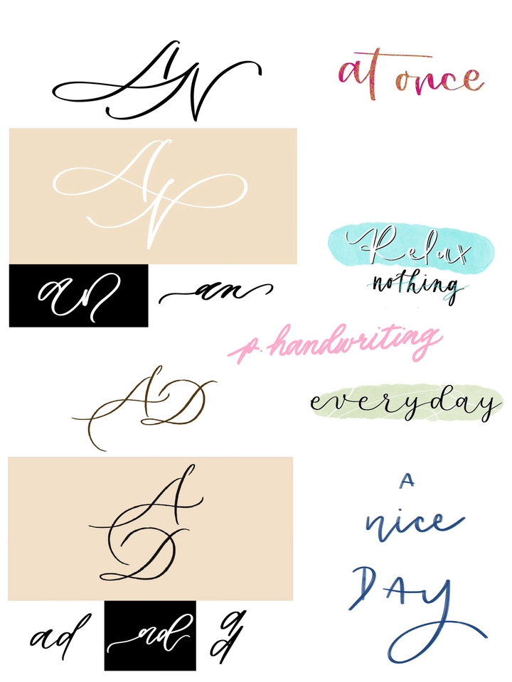 Art & Craft - รับเขียน Calligraphy ออกแบบอักษรวิจิตร เขียนการ์ด ชื่อปกเพลง ไทโปปกนิยาย ด้วยลายมือ - 6