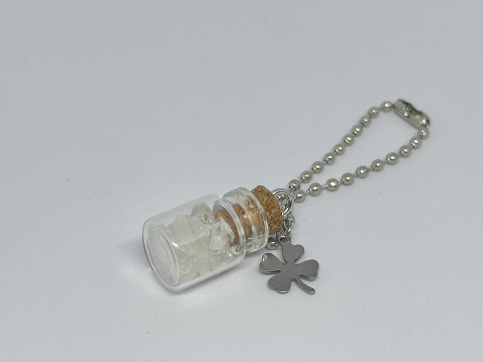 รับทำพวงกุญแจขวดแก้วจิ๋วใส่ของตกแต่งสีเขียว น่ารัก สั่งทำของขวัญ งานฝีมือ ขายต่อ