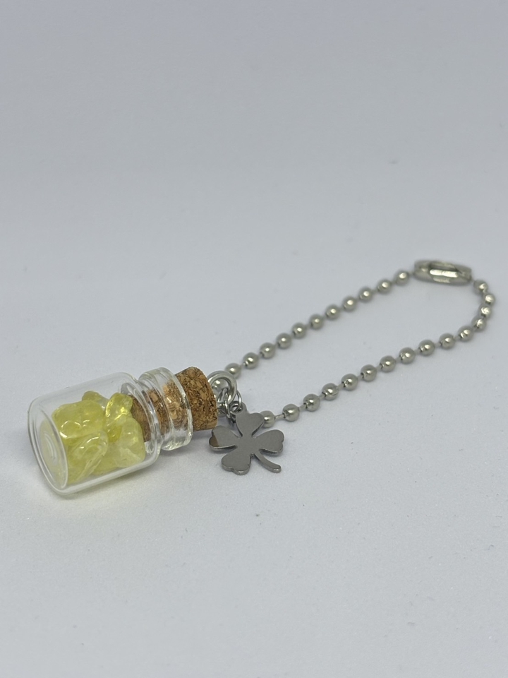 รับทำพวงกุญแจขวดแก้วจิ๋วใส่ของตกแต่งสีเขียว น่ารัก สั่งทำของขวัญ งานฝีมือ ขายต่อ