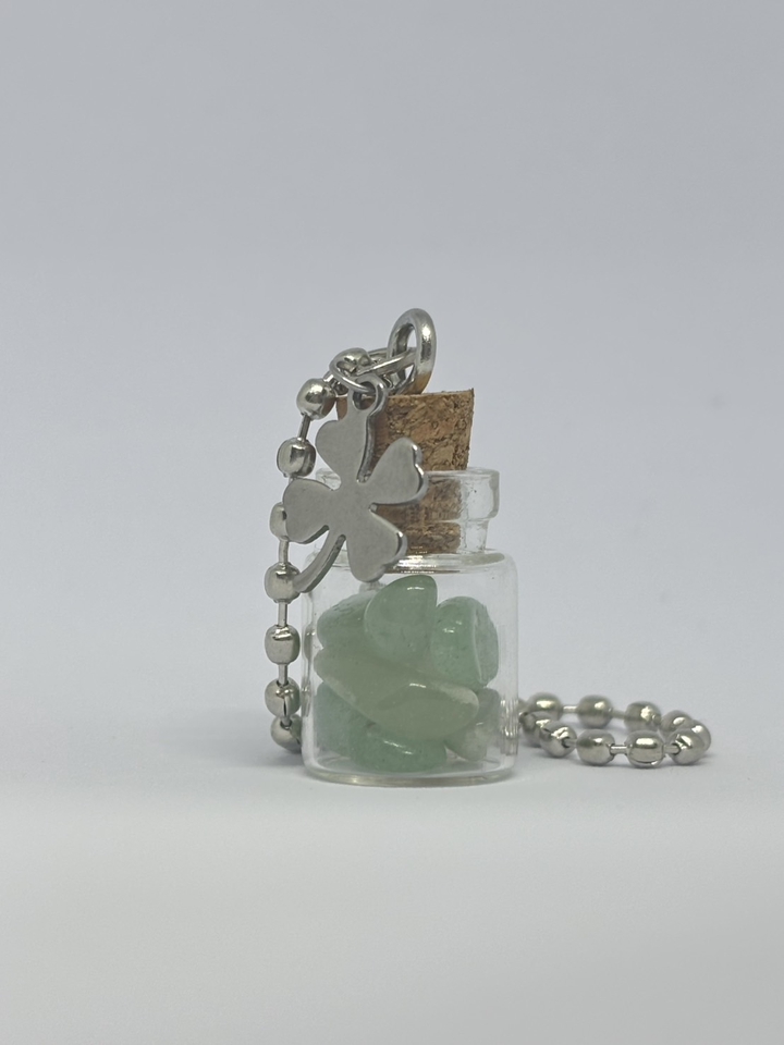 รับทำพวงกุญแจขวดแก้วจิ๋วใส่ของตกแต่งสีเขียว น่ารัก สั่งทำของขวัญ งานฝีมือ ขายต่อ