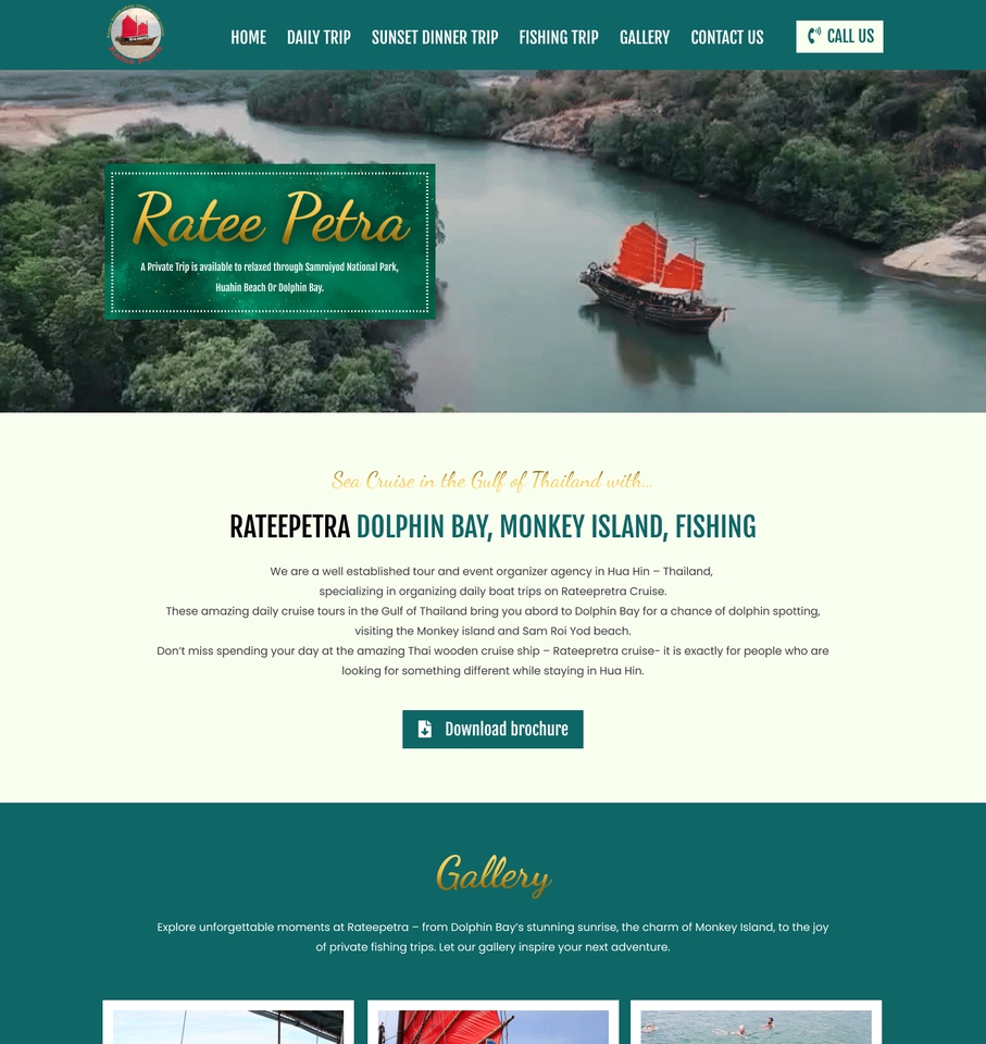 รับทำเว็บไซต์ wordpress สวยๆ เว็บท่องเที่ยวหัวหิน