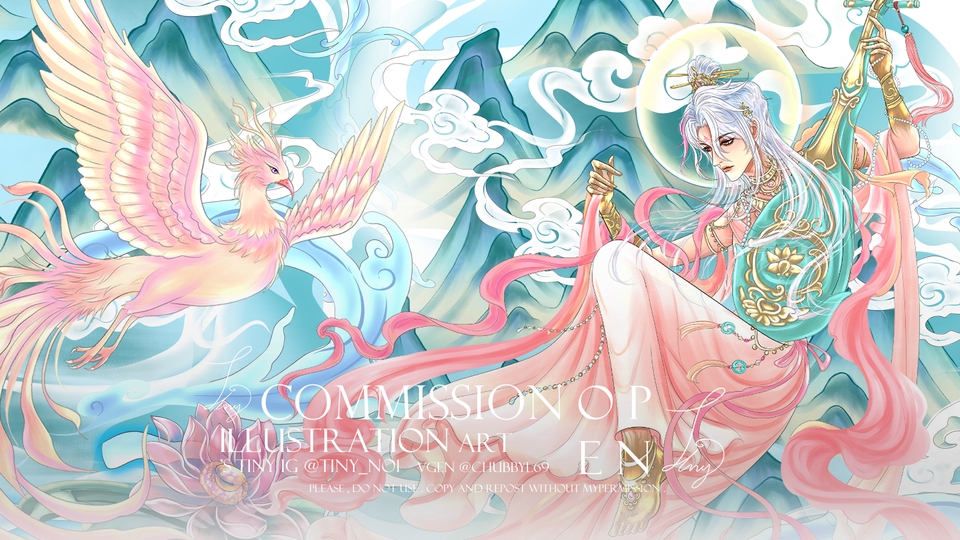 วาดภาพประกอบ - Fanart /OC /Ori /ปกนิยาย { manghwa ,anime ,จีน comic - Semi } FULLCG HD " No Ai " - 4