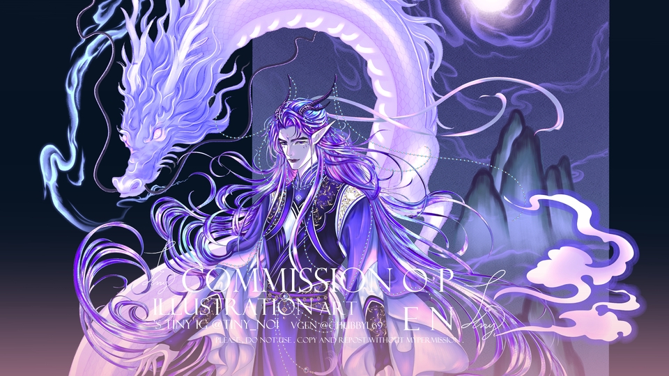 วาดภาพประกอบ - Fanart /OC /Ori /ปกนิยาย { manghwa ,anime ,จีน comic - Semi } FULLCG HD " No Ai " - 6