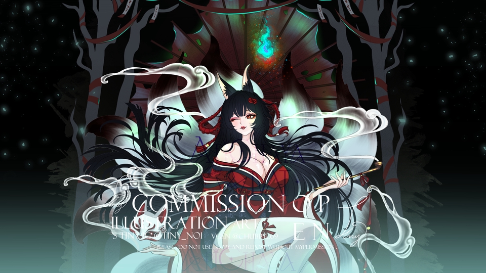 วาดภาพประกอบ - Fanart /OC /Ori /ปกนิยาย { manghwa ,anime ,จีน comic - Semi } FULLCG HD " No Ai " - 8