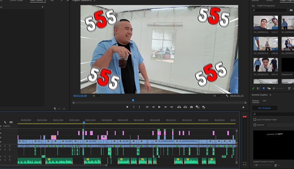 รับตัดต่อวีดีโอ ตัดต่อคลิป TikTok ทำวีดีโอโปรโมท ถ่ายวีดีโองานแต่ง