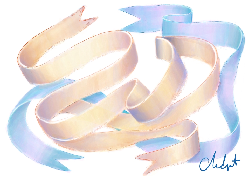 วาดภาพประกอบสีน้ำพาสเทลสวยงาม